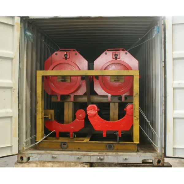 Juwei dd diesel pile hammers load into container