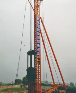 the first testing platform of Juwei pile hammer