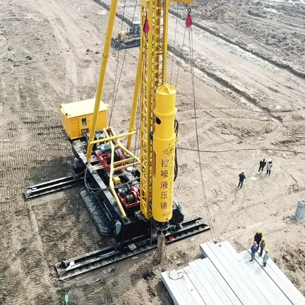 Hydraulische Rammhämmer für Rundpfähle juwei