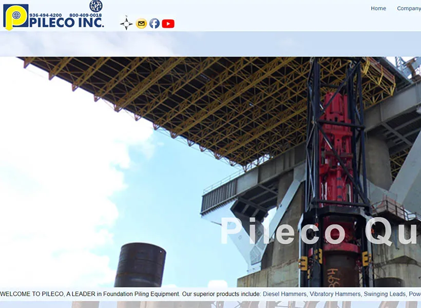 Site web Pileco