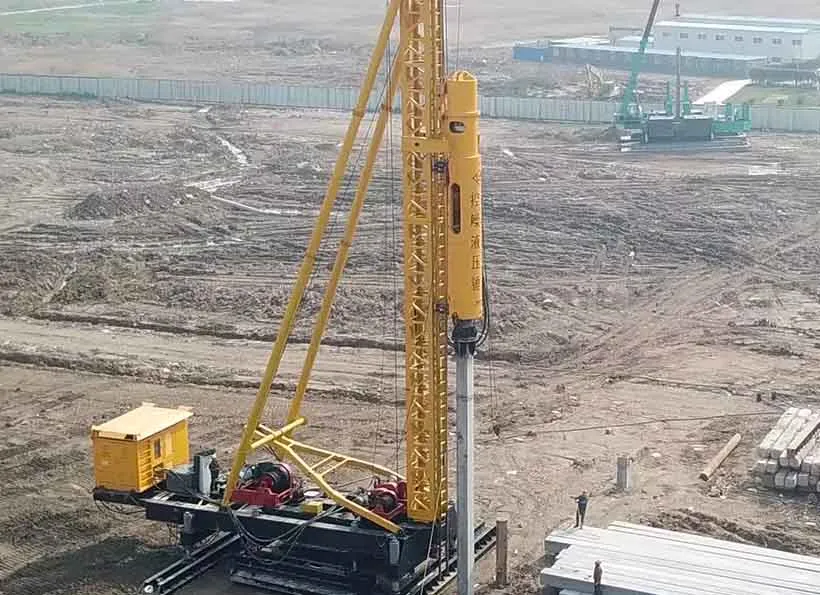 Juwei hydraulic hammers pile driving