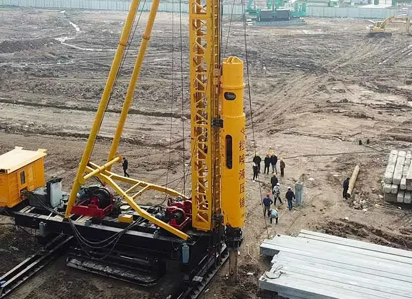 Juwei hydraulic pile driving hammers