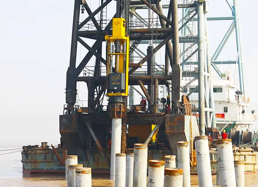 Juwei offshore hydraulic pile hammers