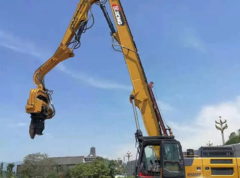 martillos vibratorios montados en excavadora