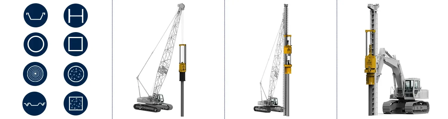 JUWEI diesel ciocan pilon driver de vânzare