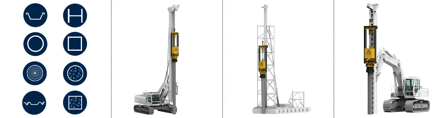 Továrna na hydraulická kladiva JUWEI na piloty